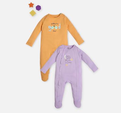 Infant Unisex Graphic Print Long Sleeves Sleepsuit