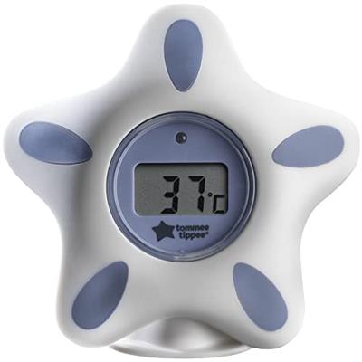Tommee Tippee InBath Digital Thermometer, Suitable for Bathing and their Nursery, Waterproof and Floats in Water, Easy to Read LCD Display