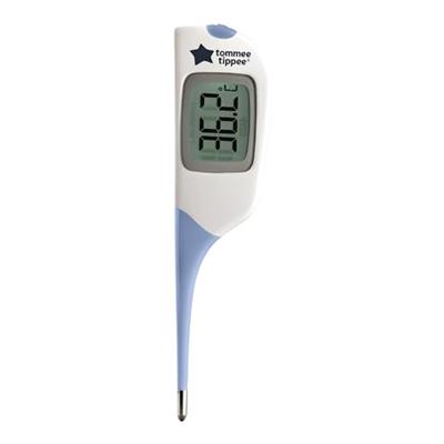 Tommee Tippee FlexiPen Thermometer, Suitable for 0m+, for Underarm or Under Tongue, Fast and Accurate 8 Second Readings, Flexible Tip and Memory Funct