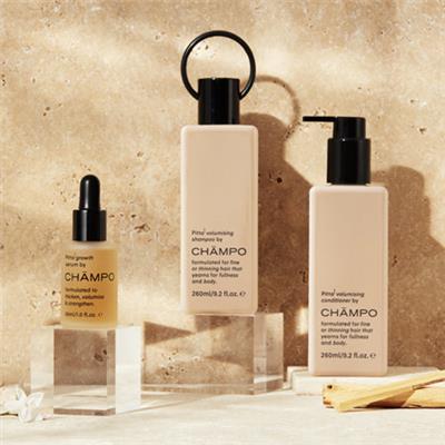 Chāmpo| Pitta Volumising Hair Oil System | Hair Growth Shampoo