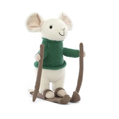 Jellycat - Merry Mouse Skiing