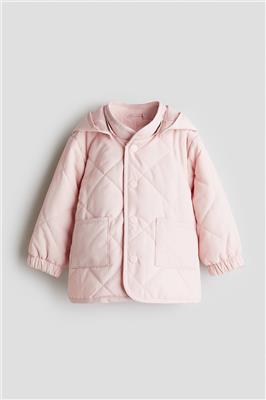 Quilted Jacket - Light pink - Kids | H&M CA