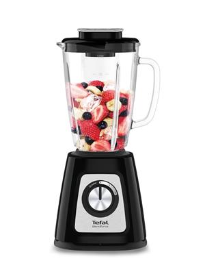 Tefal Blendforce II Blender, 2L Plastic Jug, 1.25L Effective Capacity, 600W, 4 Removable Stainless Steel Blades, Smoothie, Ice Crush, 2 Speeds + Pulse