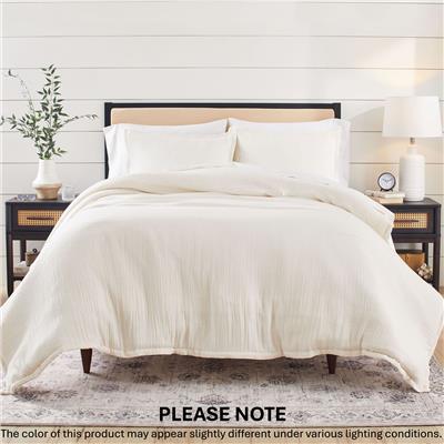 Better Homes & Gardens 3-Piece Vanilla Dream Gauze Comforter Set, Adult King – Ideal for All Seasons - Walmart.ca