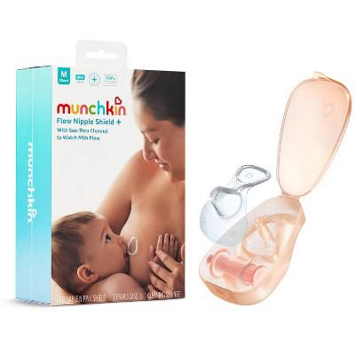 Munchkin Flow Nipple Shield + With See-Thru Channel to Watch Milk Flow 20mm : Target