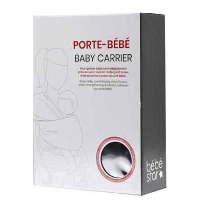 Porte-Bébé Écharpe - Noir / Taupe