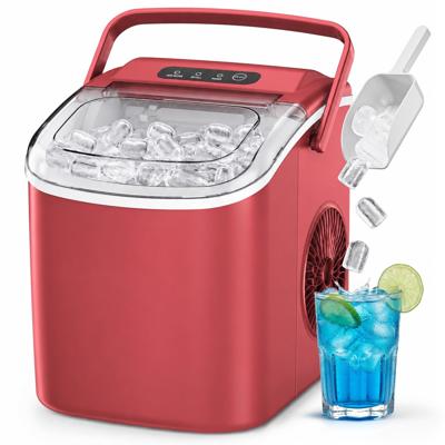 Simzlife 26 lbs/24H Countertop Ice Maker Machine,One-Button Operation,9 Bullet-Shaped Ice in 6 Min, Auto-Cleaning - Walmart.com