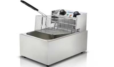 Devanti Commercial Electric Single Deep Fryer - Silver