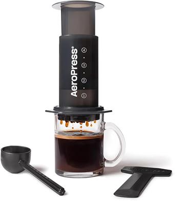 AeroPress Original Coffee Press – 3 In 1 Brew Method Combines French Press, Espresso, Full Bodied Coffee Without Grit or Bitterness, Small Portable Co