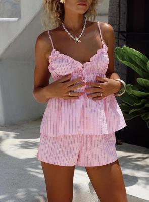 Abigayle Shorts Pink Stripe | Princess Polly