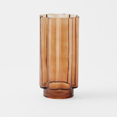 Shop Pippa Glass Vase Large - Cinnamon Online | Bed Bath N Table