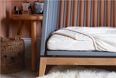 Nursery Brushed Organic Cotton Fitted Sheet – Naturalmat