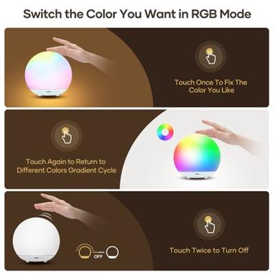 Night Light Kids 7 Colors Changing Touch Control,Dimmable | Shop Today. Get it Tomorrow! | takealot.com