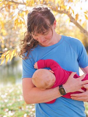 Iksplor Merino Wool Nursing T-Shirt, UPF 50