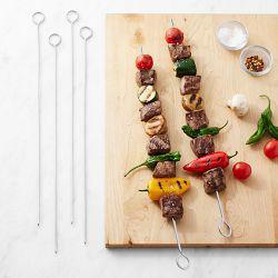 Basic Stainless-Steel Skewers, Set of 6 | Williams Sonoma