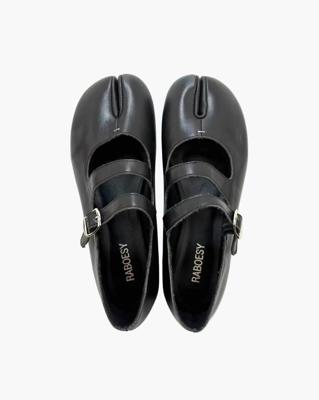 Double Straps Tabi Ballet Flats – Raboesy