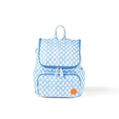 Kids Backpack - Blue Gingham – Grow Baby Co