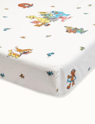 Sesame Street® Vintage Rotary Sheet Set Ivory - Goldie + Ace