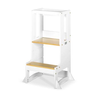 Evo 3.0 Learning Tower | White & Birch – My Happy Helpers