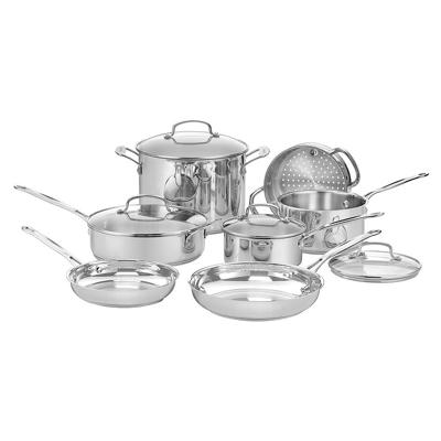 Cuisinart® Chefs Classic 11-Piece Stainless Steel Cookware Set