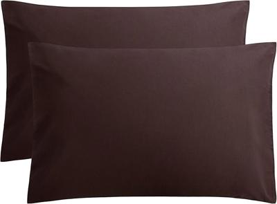 Amazon.com: FLXXIE Microfiber Pillow Cases Queen Size Set of 2, Soft Pillowcases with Envelope Closure, Wrinkle Resistant Pillow Covers, 20x30, Dark B