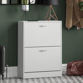 Vida Designs 2 Tier Shoe Cabinet | Dunelm