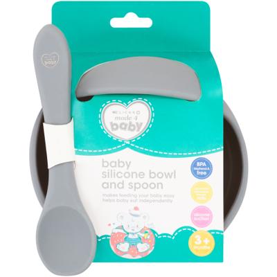 Silicone Bowl & Spoon Set