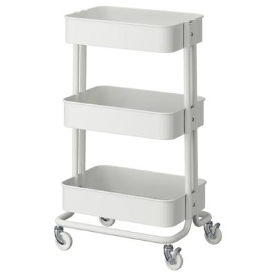 RÅSKOG utility cart, white, 35x45x77 cm (133/4x173/4x303/8)  - IKEA CA