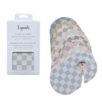 closet dividers (newborn to 24 months) - checkerboard – 3sprouts.ca
