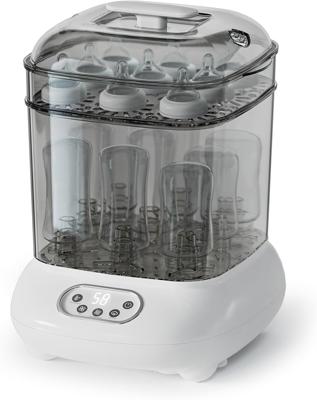 Large Size Bottle Steriliser and Dryer 2 in 1, Hold 9 Bottles and Pacifiers, Electric Steam Steriliser for All Baby Bottles, Breast Pump Parts, Teethi