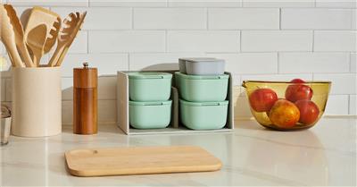 Mini Food Storage Set | Glass Food Storage Containers with Lids | Caraway