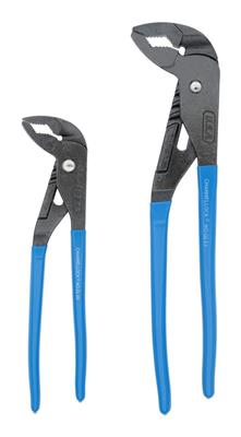 Channellock® Griplock Tongue-And-Groove Pliers Set, PermaLock Fastener, Comfort Grip, 2-pk