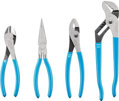 Channellock® CT-4 Pliers Set, Rust Resistant, High Carbon Steel, 4-pc