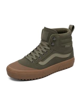 Vans Mens Ashwood Hi Vansguard Shoe, Suede/Canvas Mossy Olive, 13