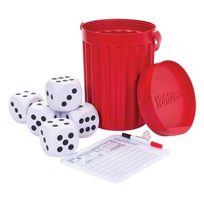 Hasbro Oversized Indoor/Outdoor Yahtzee Yard Dice