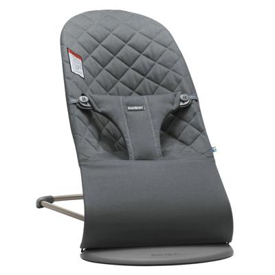 Baby Bjorn Bouncer Bliss Cotton Classic Quilt (Anthracite/Dark Grey Frame) - babyandme.ca – babyandme.ca Kelowna Store