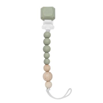 Loulou Lollipop - Colour Pop Silicone & Wood Pacifier Clip
