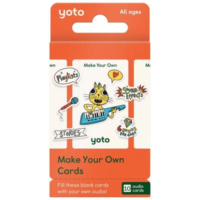 Yoto Make Your Own Card 10 Pack | Smyths Toys UK