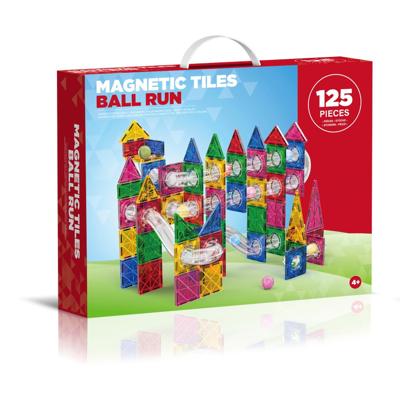 Magnetic Tiles Ball Run 125-Piece Set | Smyths Toys UK