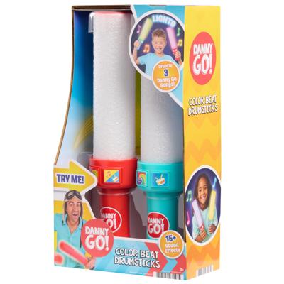 CALVIN Danny Go! Color Beat Drumsticks - Light-Up Musical Drumsticks Toy Preschool and Elementary School Kids Inspired by Danny Go! Show - Walmart.ca