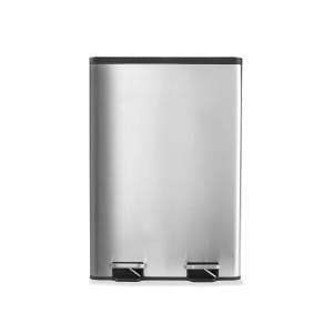 40L 2 Compartment Stainless Steel Recycle Bin - Kmart