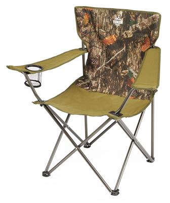 Yukon Gear Realtree EDGE Camo Print Folding Camp Chair with Cup Holder & Carry Bag