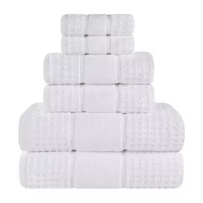SUPERIOR® Napa Collection | 100% Cotton 6-pc. Quick Dry Solid Bath Towel Set - JCPenney