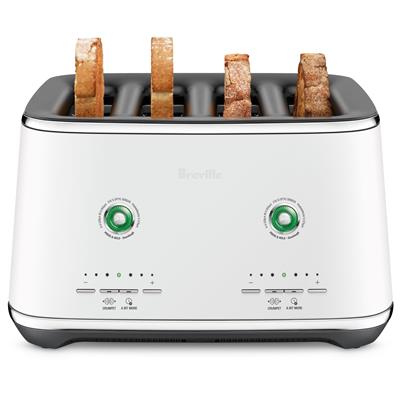 Breville the Eye Q Auto 4 Slice Toaster (Sea Salt) - JB Hi-Fi