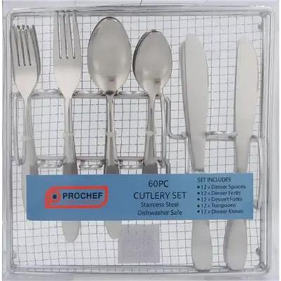 Checkers Sixty60 | Prochef Stainless Steel Cutlery Set 60 Piece