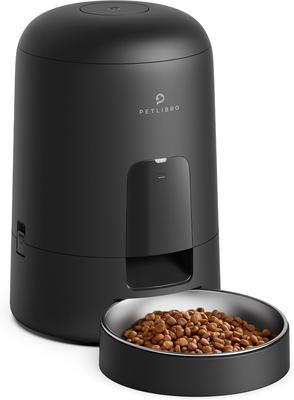 PETLIBRO Air Automatic Feeder with Battery Powered Dog & Cat Food Dispenser, Black, 2-litter - Chewy.com