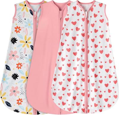 Amazon.com: BSTOPPT 3 Pack Baby Sleep Sack 0-6 Months 100% Rayon Cotton Baby Sleeping Bag 2-Way Zipper Toddler Wearable Blankets Comfy Stretchy Lightw
