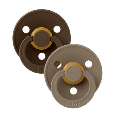 BIBS Colour Dummies 2-Pack - Mocha and Dark Oak