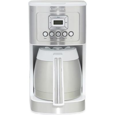 Cuisinart DCC-3400W 12-Cup Programmable Coffeemaker with Thermal Carafe, White