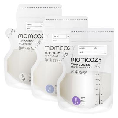 Momcozy Disposable Temp Sensing Breastmilk Storage Bags – Spout Type B2, 250ml, 60pcs, Momcozy Temp Sensing Milk Bags 60ct - Walmart.ca